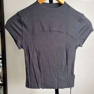 Joah Brown raw hem top